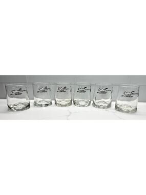 SET of 6 Vintage B.C. Johnny Hart Arby's Glass Tumblers, Water Glass - Anteater